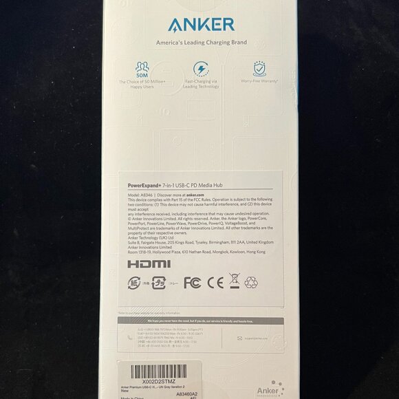 Anker 341 USB-C Hub (7-in-1) NIB - Picture 2 of 4